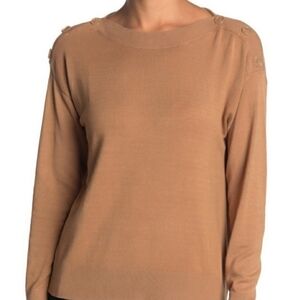 Catherine Malandrino‎ button shoulder sweat…